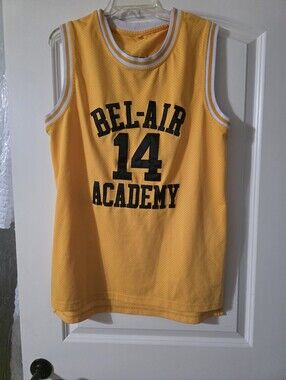 Bel-Air Academy Yellow Basketball Jersey Top